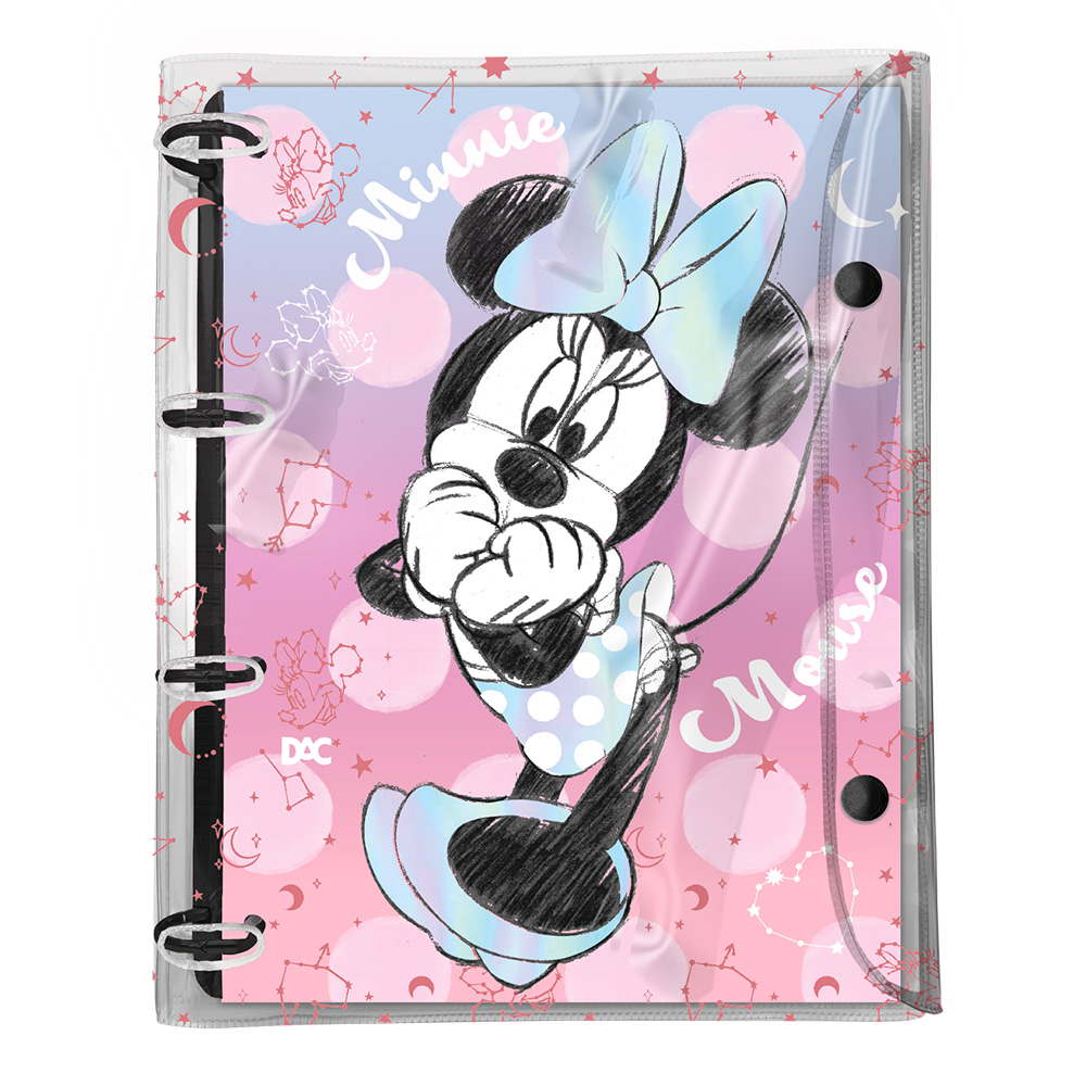 Fichário Cristal Minnie · 192 folhas